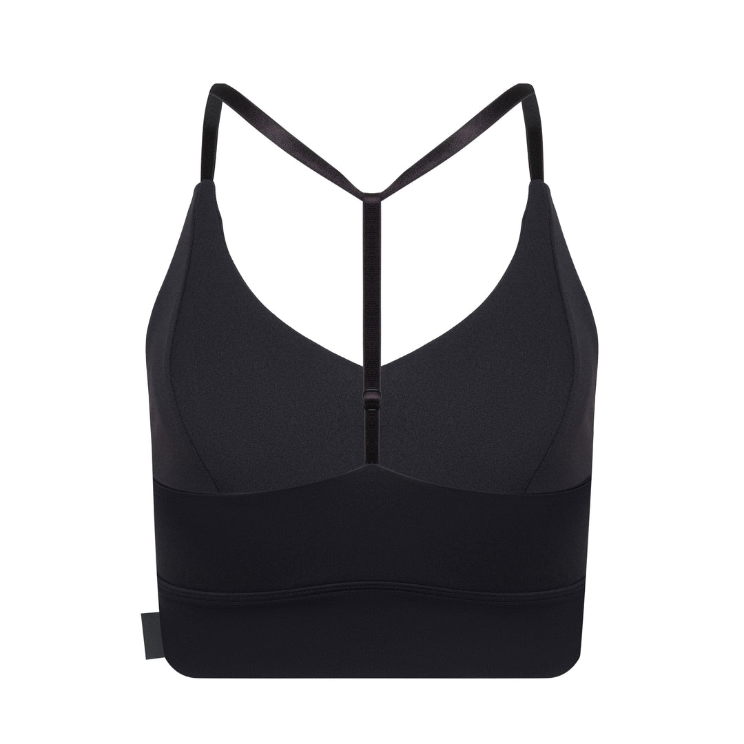 The Deep V Bra Top | Black