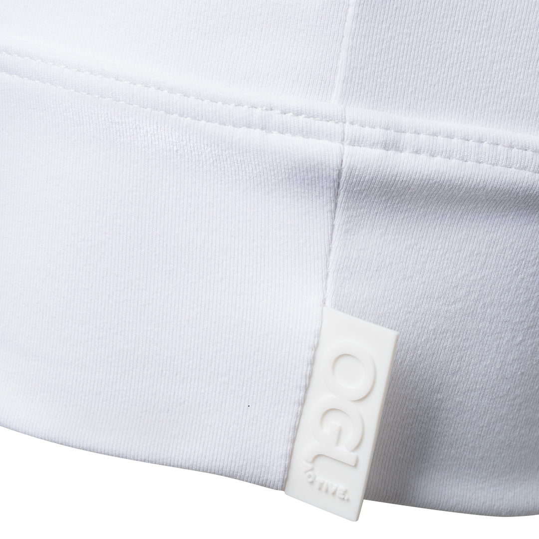 The Deep V Bra Top | White